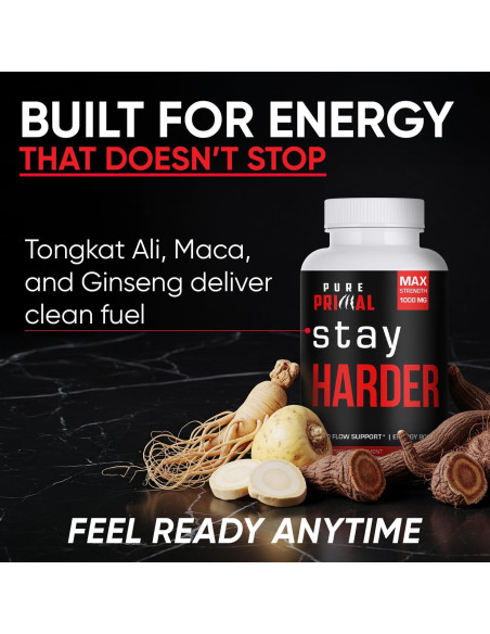Suplemento Natural Raíz de Maca y L-Arginina Pure Primal 90g