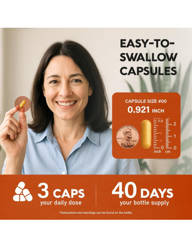 Suplemento de Cúrcuma y Curcumina 2365 mg Nutra Harmony - 120 Cápsulas