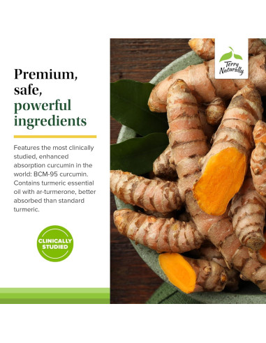 Suplemento Curamin Extra Strength Terry Naturally - 30 Tabletas