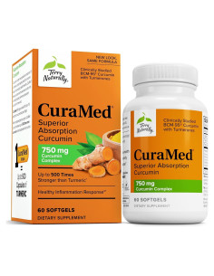 Terry Naturally CuraMed 750 mg - Suplemento Antioxidante 60 Gelatinas