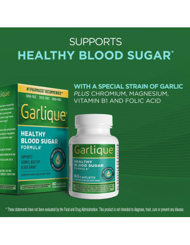 Suplemento de Ajo Garlique 6000 mcg Sin Olor 60 Tabletas