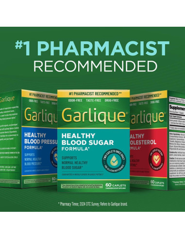 Suplemento de Ajo Garlique 6000 mcg Sin Olor 60 Tabletas