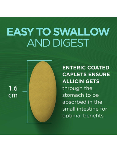 Suplemento de Ajo Garlique 6000 mcg Sin Olor 60 Tabletas