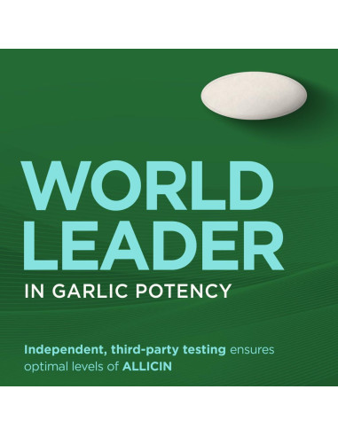 Suplemento de Ajo Garlique 6000 mcg Sin Olor 60 Tabletas