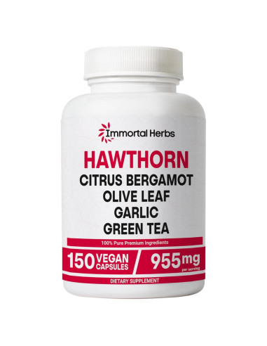 Cápsulas de Baya de Espino Immortal Herbs 150 Veganas 6-en-1