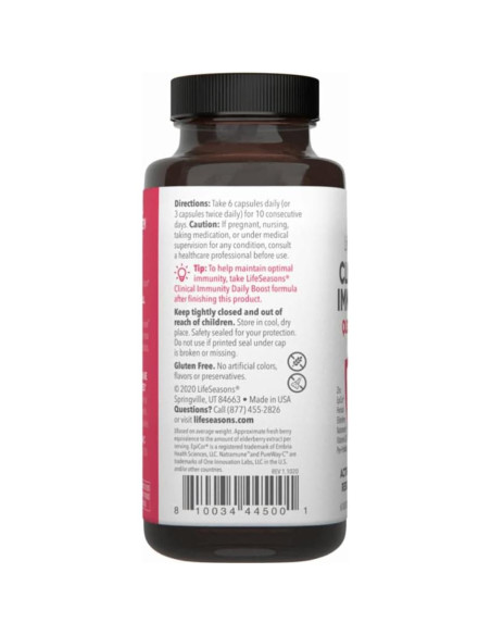 Suplemento Inmunidad Clínica LifeSeasons 60 Cápsulas