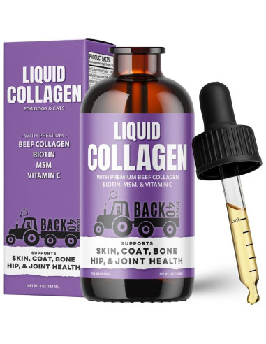 Colágeno Líquido Premium Back 40 Dogs para Perros 256g