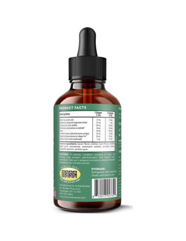 Glucosamina Líquida Wonder Paws para Gatos 56.7g - Articulaciones