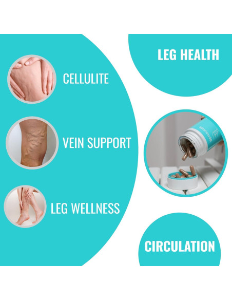 Suplemento Anticelulitis UpNourish 90 Cápsulas con Colágeno