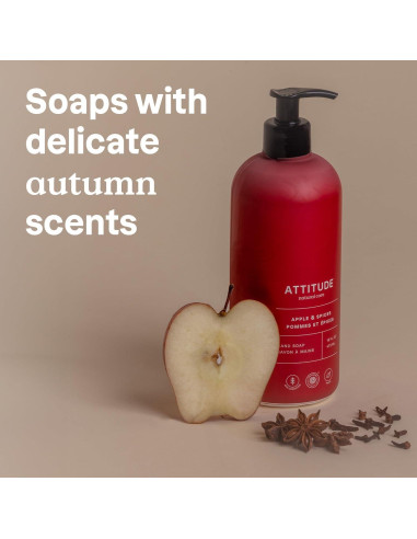 Jabón Líquido para Manos ATTITUDE 473 ml Manzana y Especias