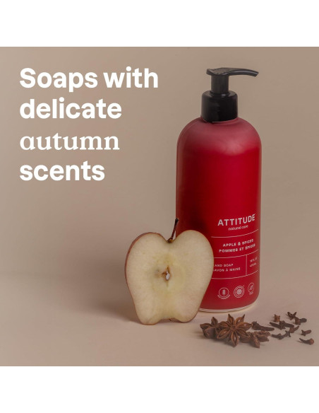 Jabón Líquido para Manos ATTITUDE 473 ml Manzana y Especias