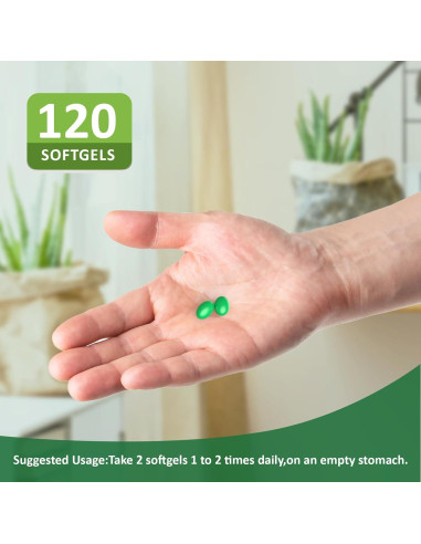 Suplemento de Aloe Vera Softgel 1st Aid - 120 Cápsulas