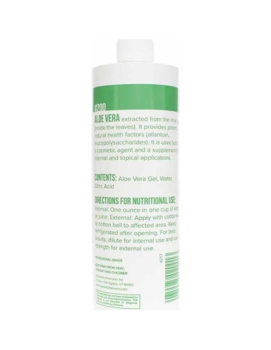 Extracto Puro de Aloe Vera 473 ml Grado Premium - Formulas Sistémicas