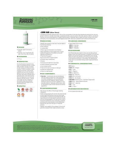 Extracto Puro de Aloe Vera 473 ml Grado Premium - Formulas Sistémicas