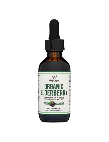 Líquido de Sáuco Orgánico 59.15 ml - Double Wood Suplemento