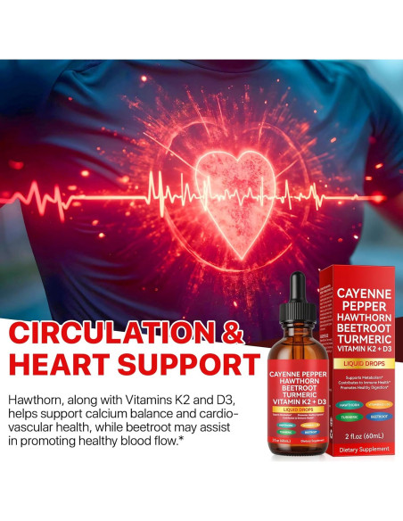 Gotas Líquidas de Pimienta de Cayena Ruduwu 60ml Suplemento Natural