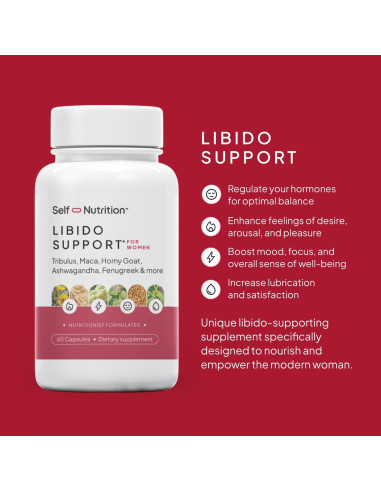 Aumentador de Libido para Mujeres Nutrición Personal - 60 Cápsulas