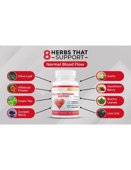 Suplemento Natural para Presión Arterial Maximize Within - 90 Cápsulas