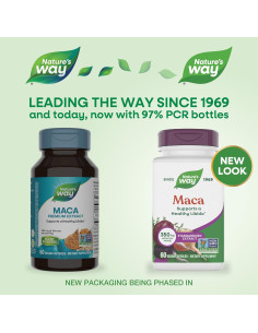 Extracto de Maca Nature's Way 60 Cápsulas Veganas 0.6% Glucosinolatos 2