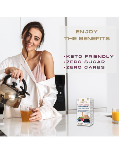 Té Herbal de Limpieza de Colon Hyleys Acai Berry - 25 Bolsitas
