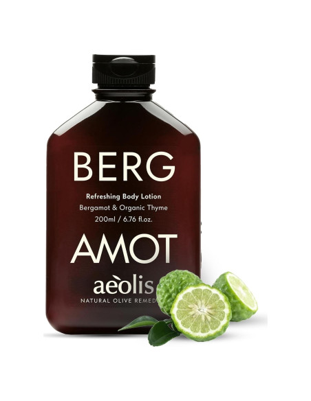 Loción Corporal Refrescante AEOLIS Bergamota 199.5 ml - Hidratante Vegano