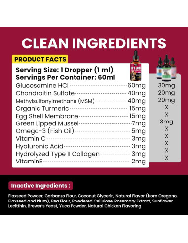 Suplemento Líquido para Perros BuddyCheer 60ml - Glucosamina y Colágeno