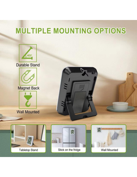 Termómetro Digital de Refrigerador Urageuxy WS0420S - Rango -40C a 60C