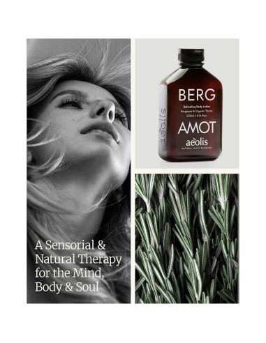 Loción Corporal Refrescante AEOLIS Bergamota 199.5 ml - Hidratante Vegano