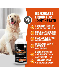 Suplemento Líquido Glucosamina Finest for Pets 453g Articulaciones 2