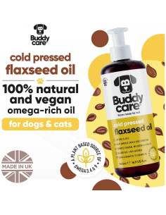 Aceite de Semilla de Lino Buddycare 500 ml - Suplemento para Perros 2