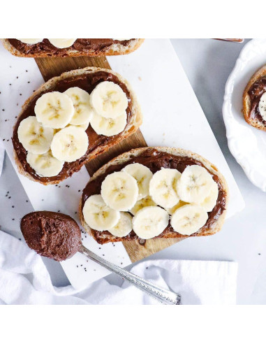 Mantequilla de Avellana y Almendra Justin 454g Cacao Orgánico