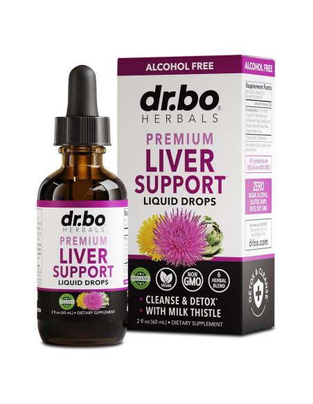 Suplemento Hepático Orgánico DR. BO 59.15ml - Gotas Desintoxicantes