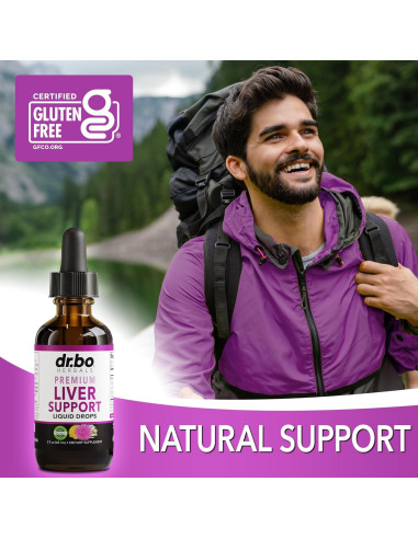 Suplemento Hepático Orgánico DR. BO 59.15ml - Gotas Desintoxicantes