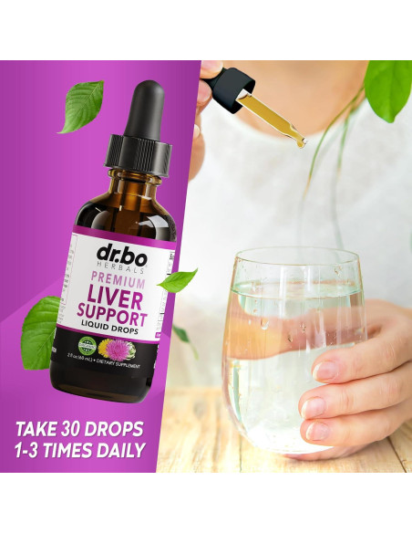 Suplemento Hepático Orgánico DR. BO 59.15ml - Gotas Desintoxicantes
