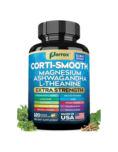Suplemento Corti-Smooth Parrox 120 Cápsulas Bienestar Integral