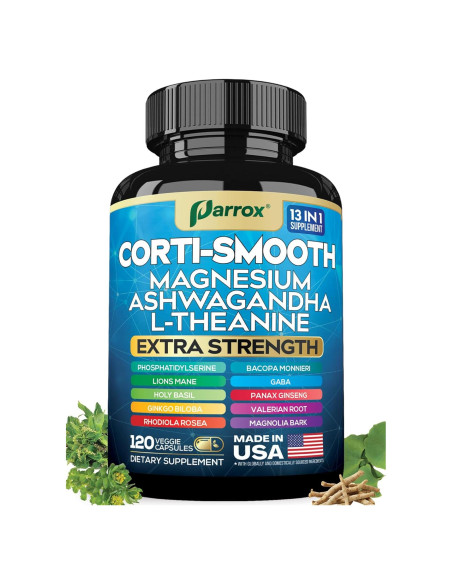 Suplemento Corti-Smooth Parrox 120 Cápsulas Bienestar Integral