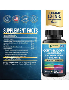 Suplemento Corti-Smooth Parrox 120 Cápsulas Bienestar Integral 2