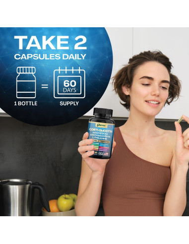 Suplemento Corti-Smooth Parrox 120 Cápsulas Bienestar Integral