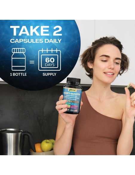 Suplemento Corti-Smooth Parrox 120 Cápsulas Bienestar Integral