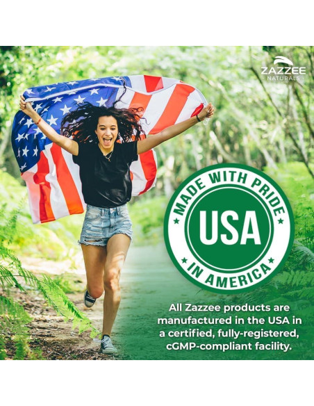 Cápsulas de Arándano Orgánico Zazzee 500 mg, 180 Veganas