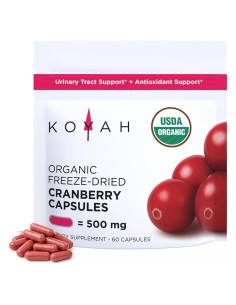 Cápsulas de Arándano Orgánico KOYAH 500 mg - 60 Unidades