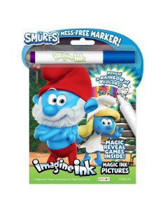 Libro para Colorear Imagine Ink Pitufos - Sin Desorden, 1 Unidad