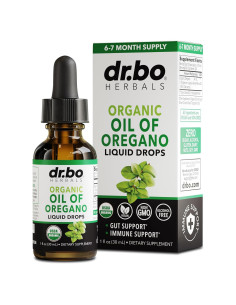 Gotas de Aceite de Orégano Orgánico DR. BO 29.57 ml - Salud Digestiva