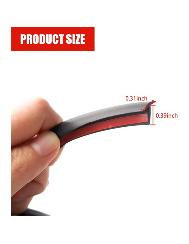 Sello de Goma para Parabrisas Miytsya 5.03M T-Type 8x10mm