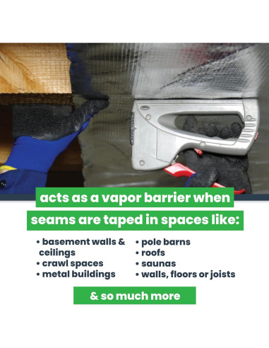 Aislamiento Barrera Radiante EcoFoil 4' x 125' (46.45 m)