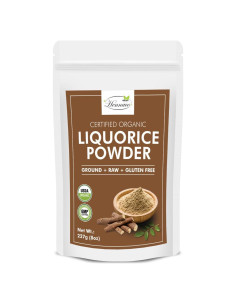 Polvo de Regaliz Orgánico Hennaco 227 Gramos - Endulzante Natural