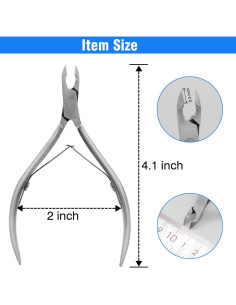 Cortador de Cutículas Profesional Acero Inoxidable NY 2