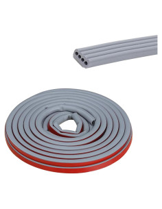 Tira de Sello de Silicona JHCBKFF 6m Gris Aislante Acústico