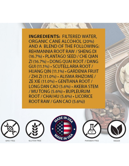 Fórmula Gentiana Long Dan Xie Gan Tang 30 ml - Suplemento Herbal