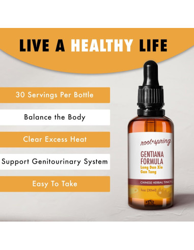 Fórmula Gentiana Long Dan Xie Gan Tang 30 ml - Suplemento Herbal